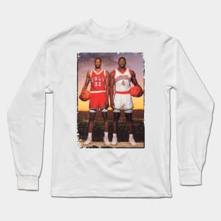 Stacey Augmon and Larry Johnson 1991 Long Sleeve T-Shirt